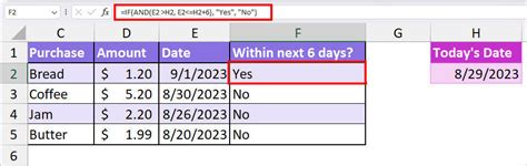 Toradh íomhá ar Between Function Excel