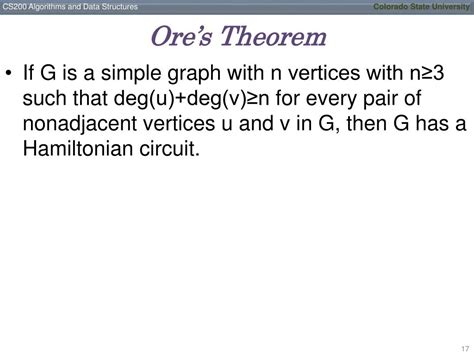 Ore Theorem に対する画像結果