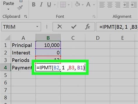 How to Calculate Principal Payment in Excel に対する画像結果