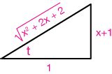 Image result for Trig Substitution Integration Triangle