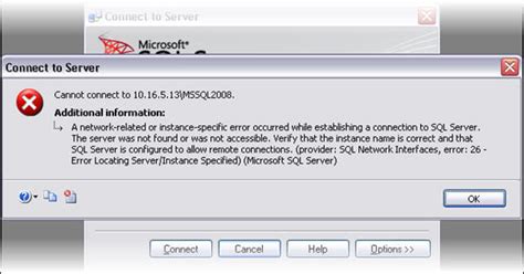 Toradh íomhá ar SQL No Server Message