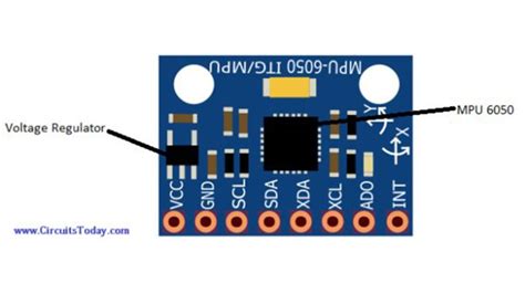 Image result for Arduino Accellerometer Pinout