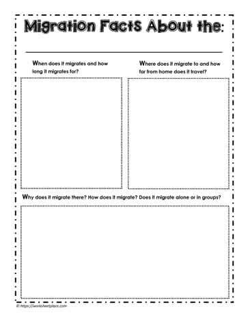 Image result for Migration Worksheet