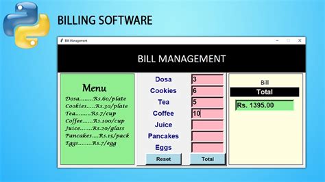 Billing System Software Using Python MySQL Free Code に対する画像結果