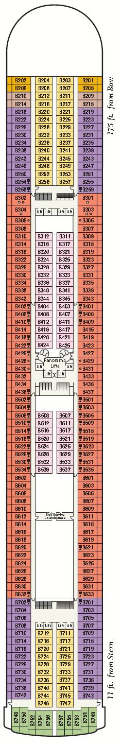 Toradh íomhá ar Ruby Princess Ship Deck Plan