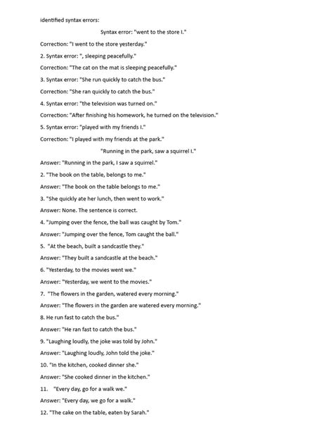 Syntax Error Practice に対する画像結果