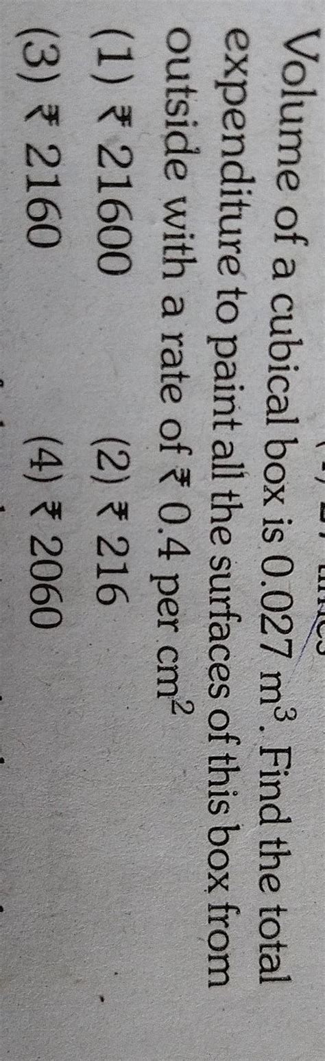 Cubical Box Volume に対する画像結果