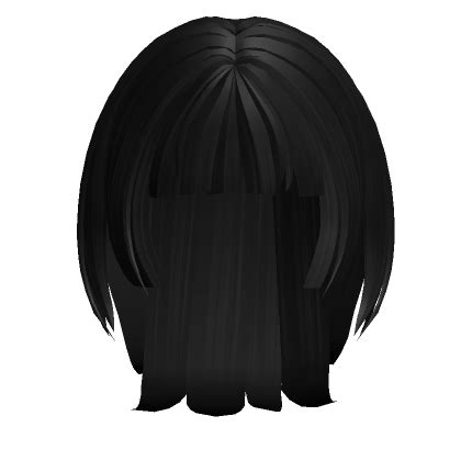 Image result for Roblox Hair Black Bangs