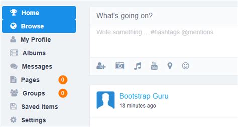 Toradh íomhá ar Social Network Code Laravel