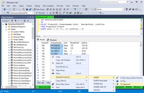 Image result for SQL Script SSMS