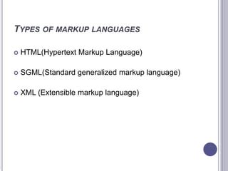 Image result for What Is Markup Language in HTML