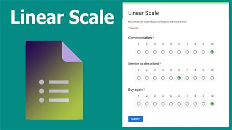 Image result for Linear Scale Google Forms Results
