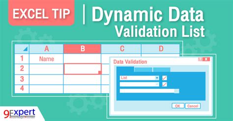 Toradh íomhá ar Expand Data Validation List. Excel