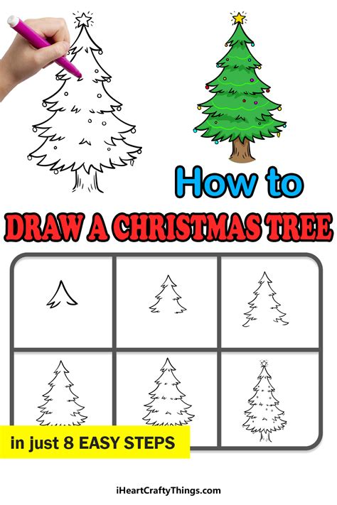 Image result for How Draw Christmas Tree