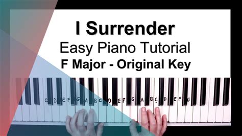 Image result for I Surrender All Keyboard Notes