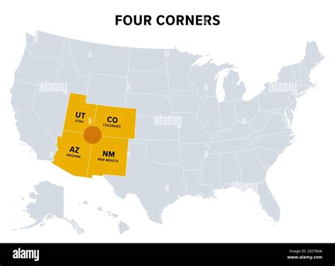Image result for Four Corners Monument Map