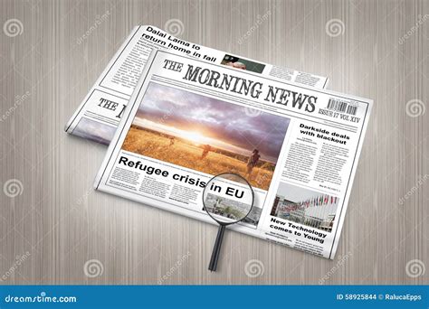 Toradh íomhá ar A Newspaper On a Table