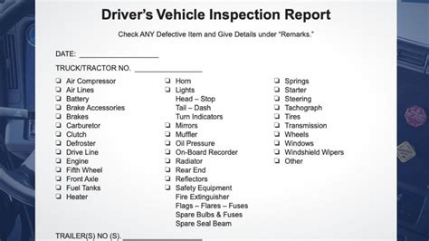 Afbeeldingsresultaten voor Class B CDL Pre-Trip Inspection Diagram