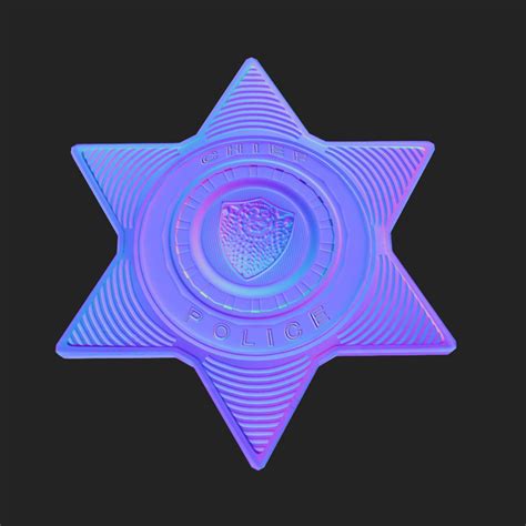 Image result for Police Badge 3D File