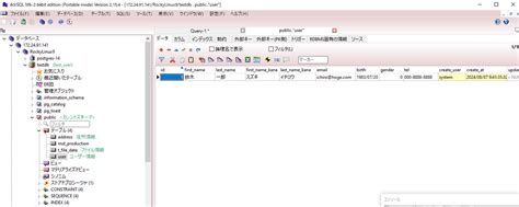 Transaction in Pgsql に対する画像結果