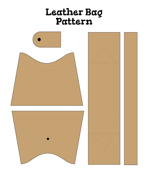 Image result for Free Printable Leather Bag Patterns