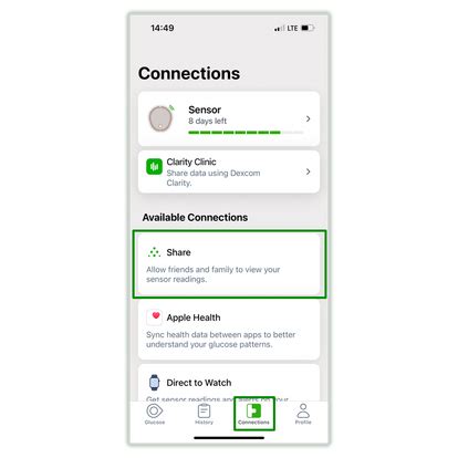 Afbeeldingsresultaten voor Dexcom G6 Follow App