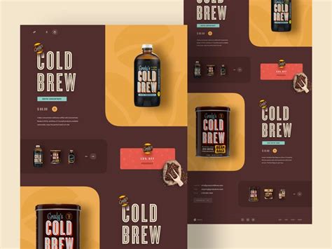 Cold Brew Coffee Website Template に対する画像結果