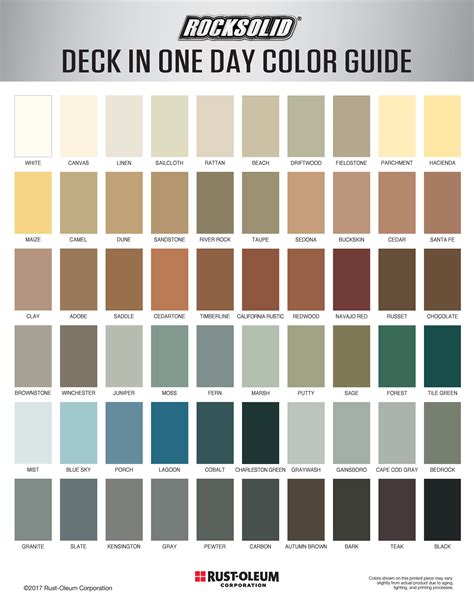 Image result for Rustoleum Color Samples