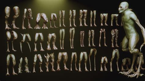 Image result for Creature Legs Reference 3D Model