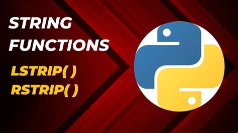 Image result for Lstrip Rstrip Python