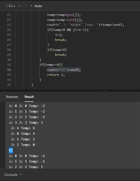 Toradh íomhá ar Functions LeetCode Problems in C++