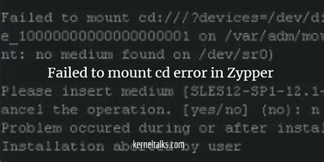 Toradh íomhá ar CD Error Linux