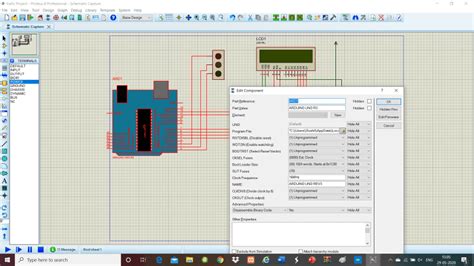 Toradh íomhá ar Arduino Traffic Light Proteus Simulation