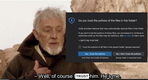 Do I Trust the Code Meme に対する画像結果