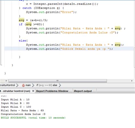 Toradh íomhá ar If Else JOptionPane Java