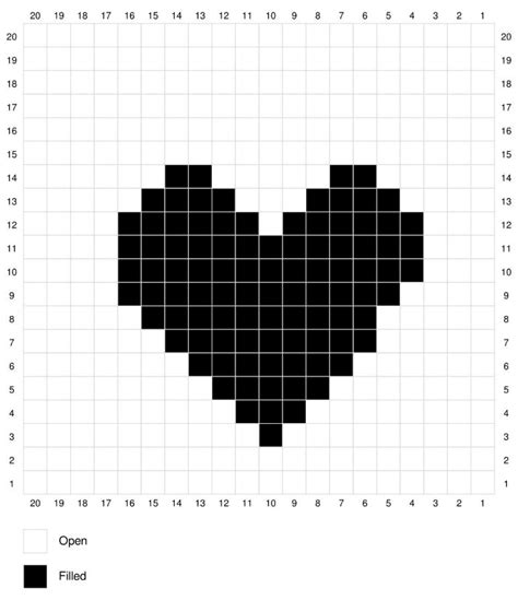 Afbeeldingsresultaten voor Filet Crochet Heart