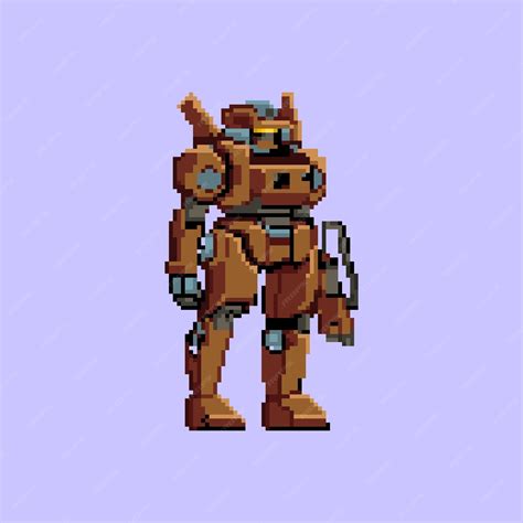 Afbeeldingsresultaten voor Pixel Art Robot