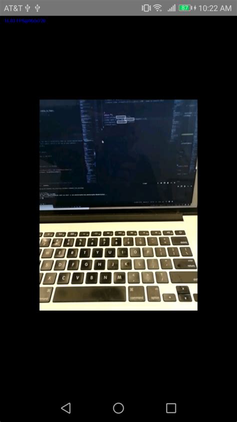 Toradh íomhá ar Android OpenCV Camera