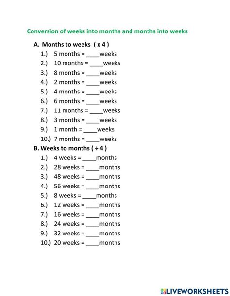 Afbeeldingsresultaten voor Lesson 13 Homework Lesson 5.2 Convert Weeks to Days