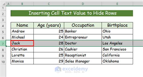 Image result for How to Hide Text Inside Cell in Excel