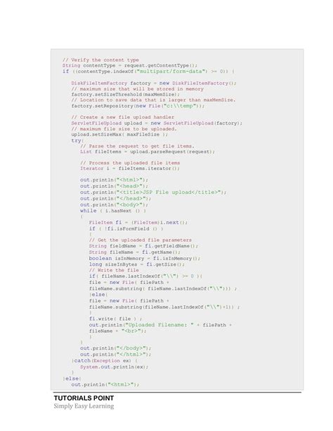JSP Tutorial に対する画像結果
