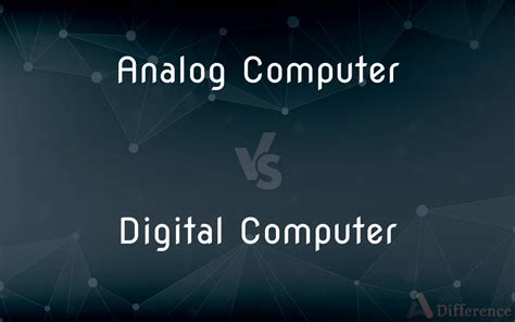 Toradh íomhá ar Anaog vs Digital Computer