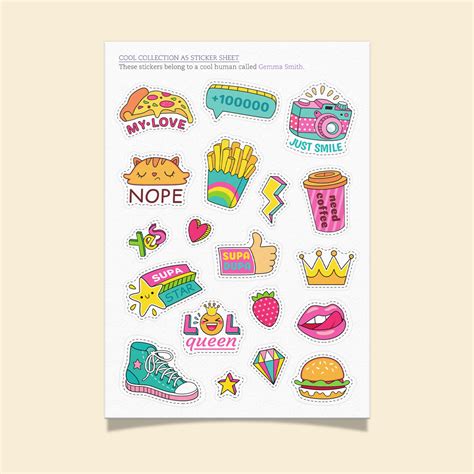 500 Sticker Sheet に対する画像結果
