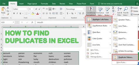 Image result for How to Know Duplicates in Excel