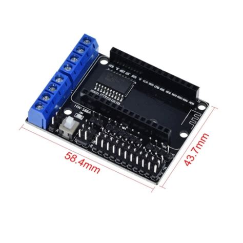 Toradh íomhá ar Esp8266 Motor Shield