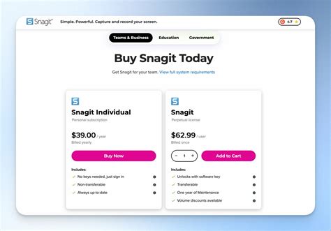 Snagit About に対する画像結果