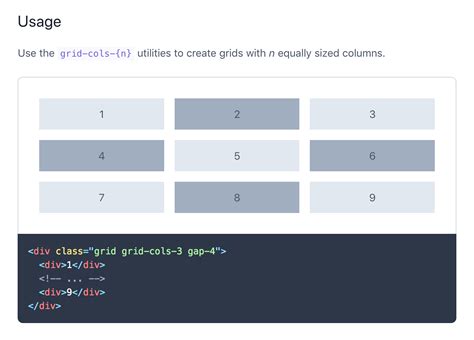 Toradh íomhá ar CSS Grid Template Generator