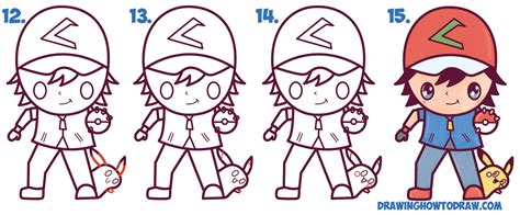 Pokemon Drawing Tutorial Step by Step に対する画像結果