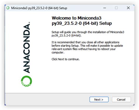 Miniconda3 Windows के लिए छवि परिणाम