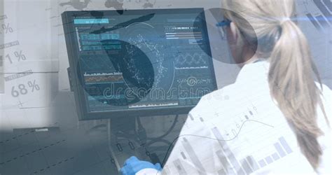 Toradh íomhá ar Lab Computer Screen